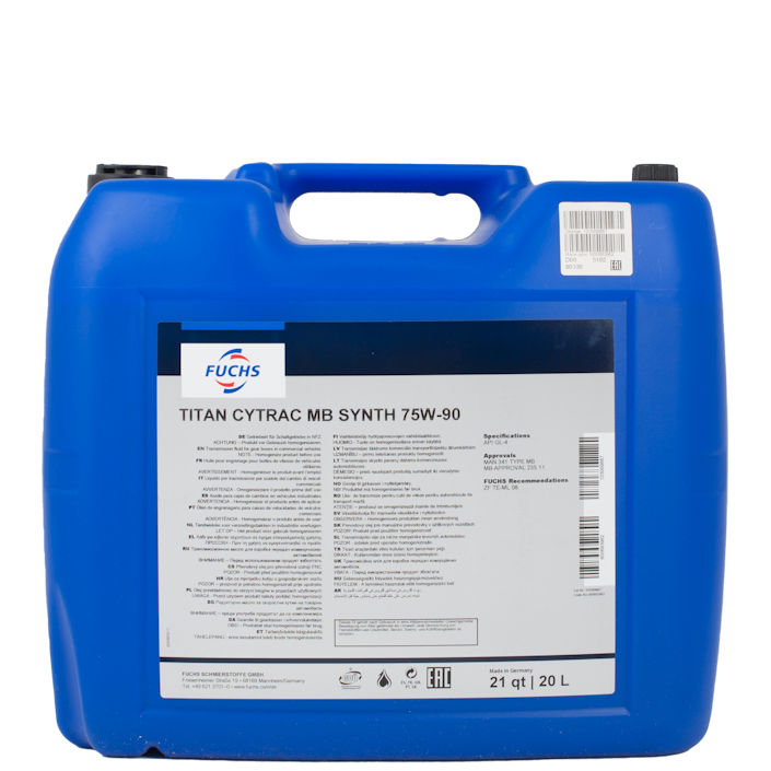 Fuchs Titan Cytrac MB Synth 75W-90 Fuchs Titan Cytrac MB Synth 75W-90